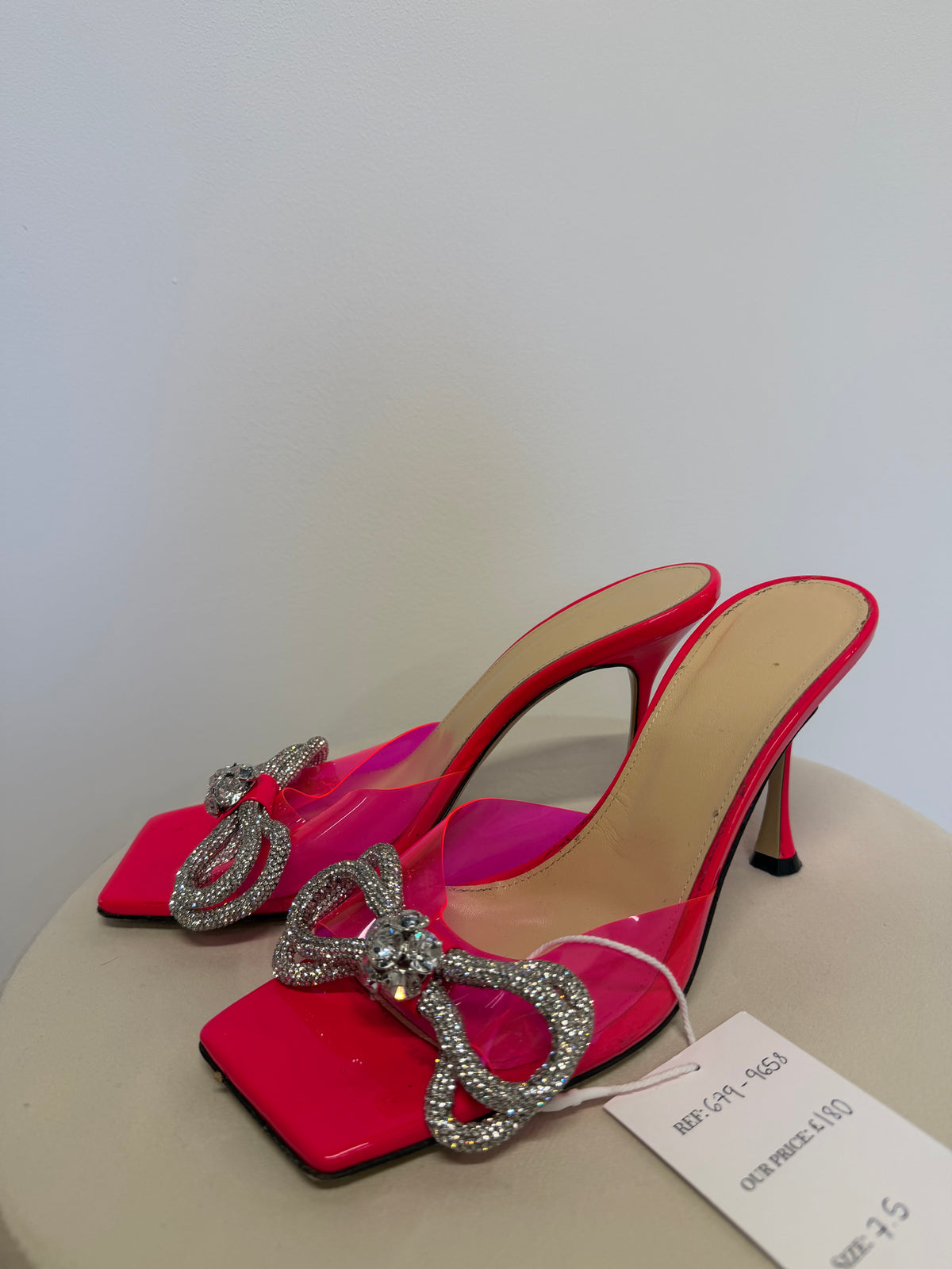 Preloved Mach & Mach Heels Size 7.5 Pink