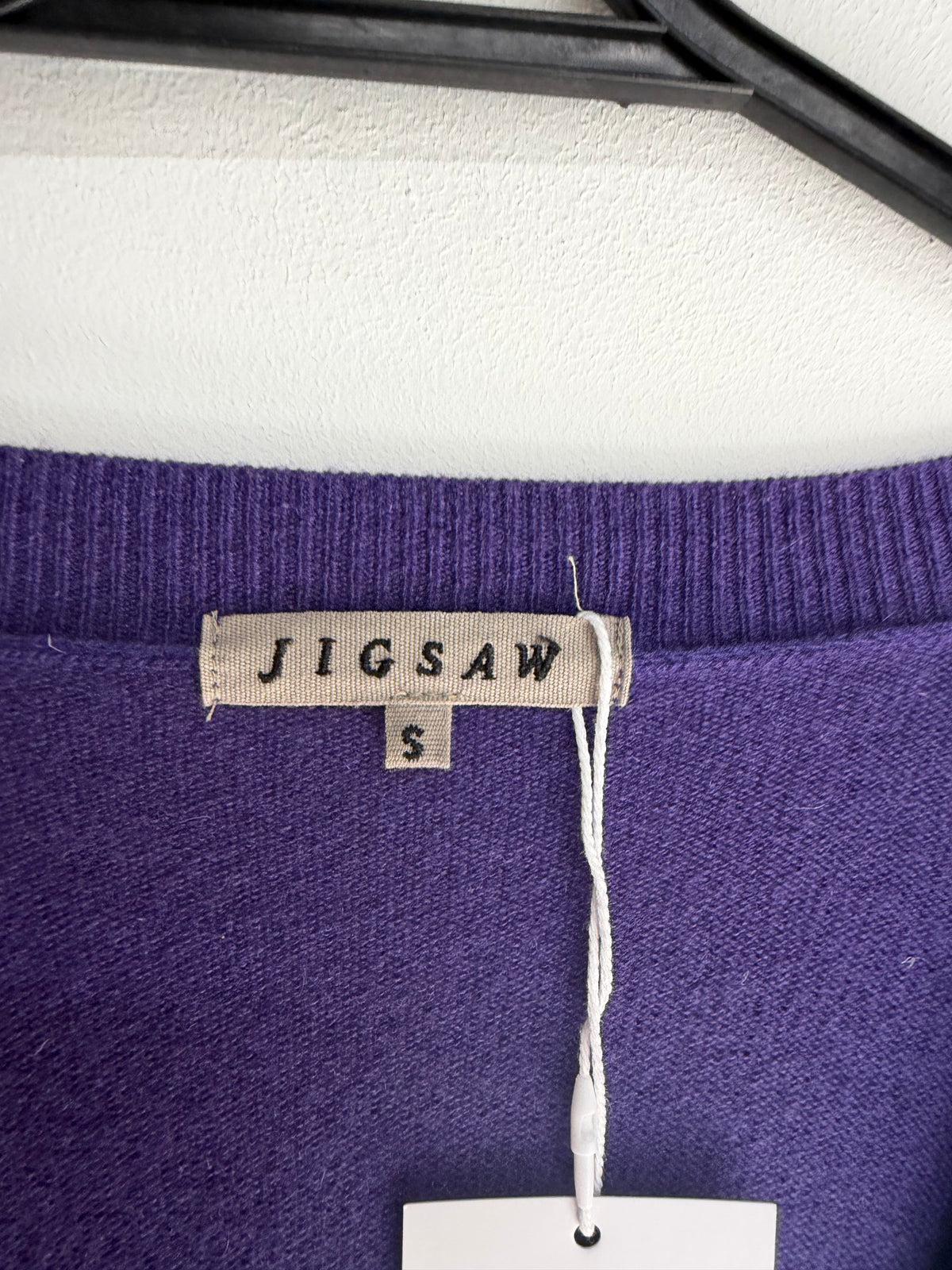 Preloved Jigsaw Cardigan Size Small Purple