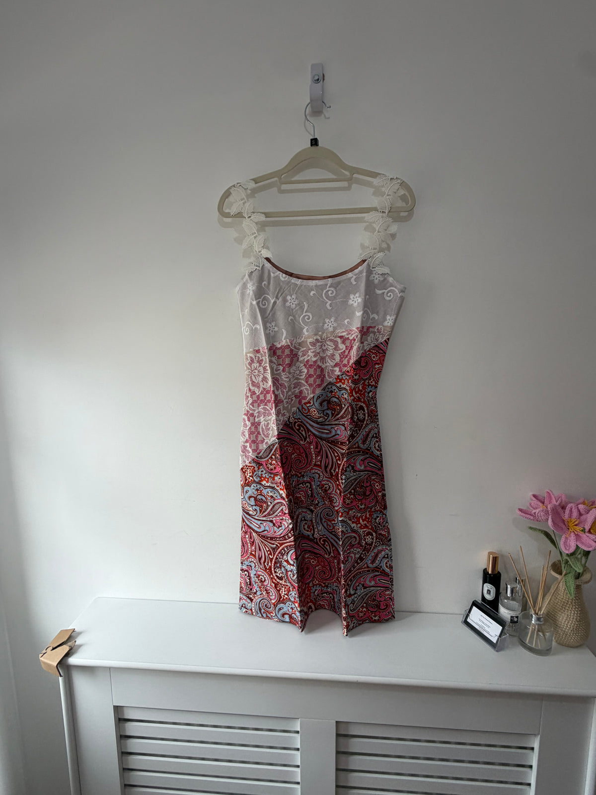 Preloved St. Hilaire london Dress SiZe 8 Boho paisley