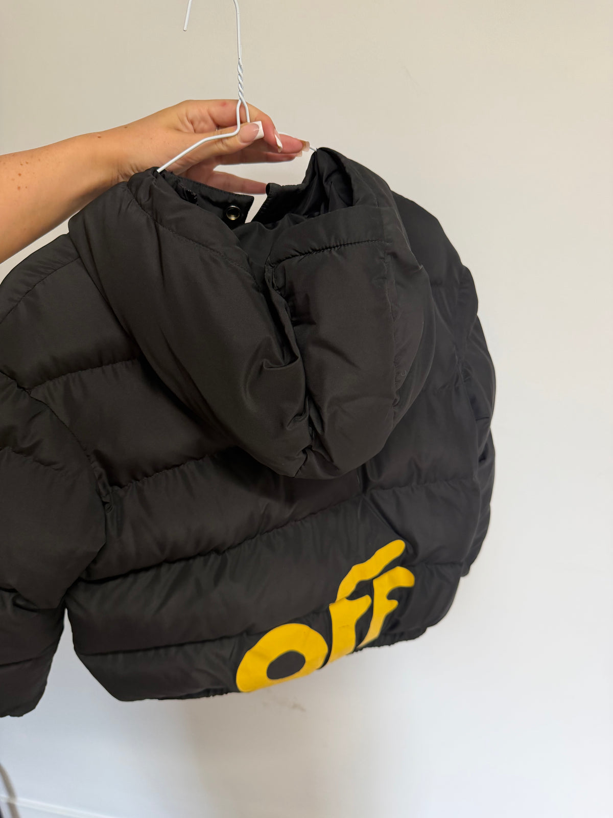 Preloved Off White Kids Coat Age 8