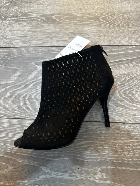 Black DF Boot Heels, Size 41