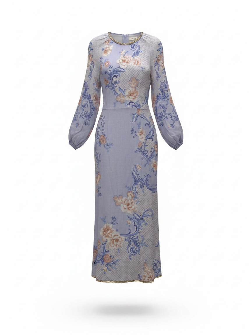 Preloved Zimmermann Dress Size 3 UK 12 Lilac