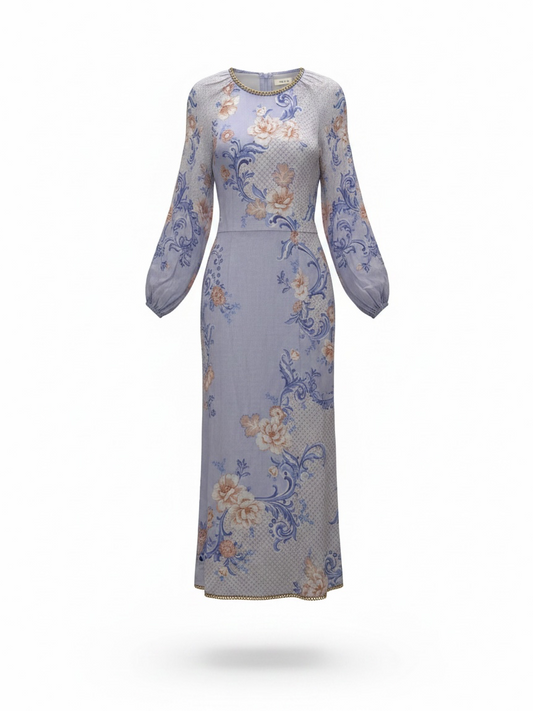 Preloved Zimmermann Dress Size 3 UK 12 Lilac