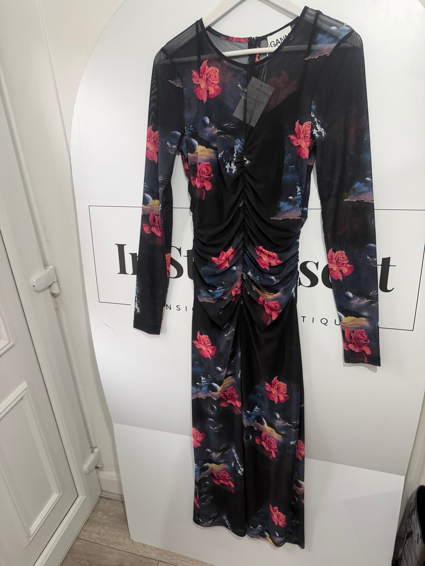 Floral Ganni Dress, Size XS/S