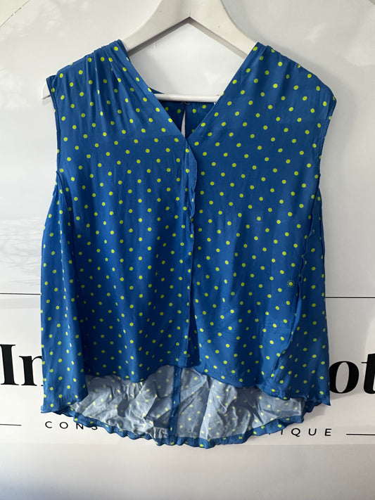 Blue Bimba Y Lola Blouse, Medium