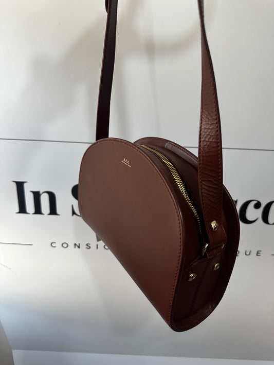 Brown Tan APC Crossbody Bag