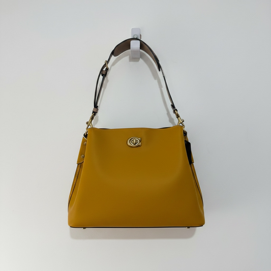 Preloved NEW Yellow Mustard Coach Willow Tote