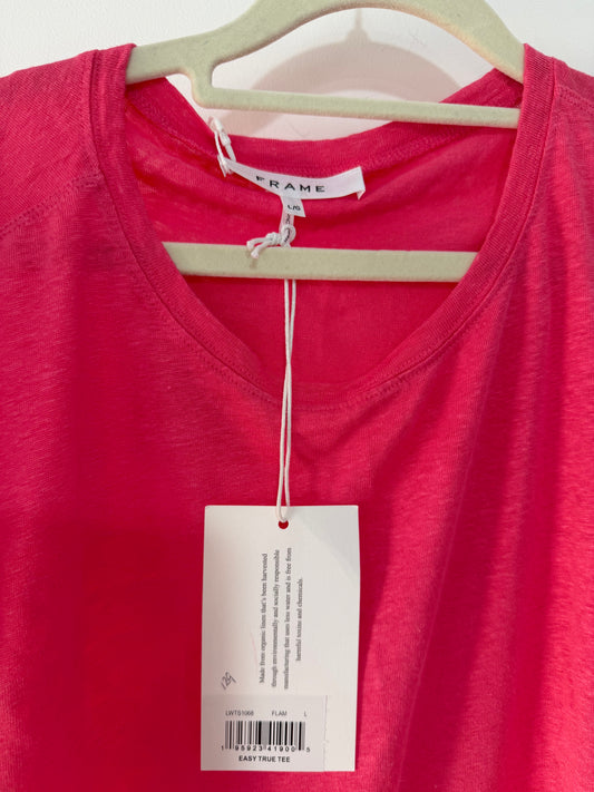 Preloved Pink Frame Top Brand New, Size Large