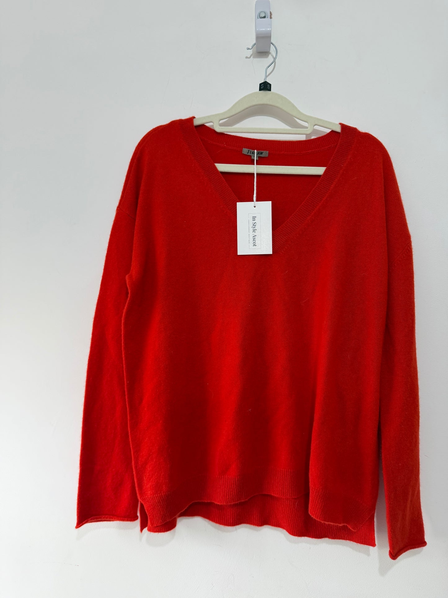 Preloved Jigsaw Jumper Size XS Orange