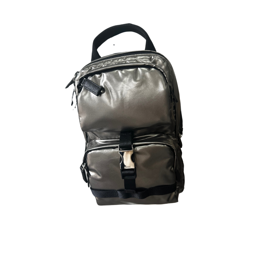 Prada Silver Backpack