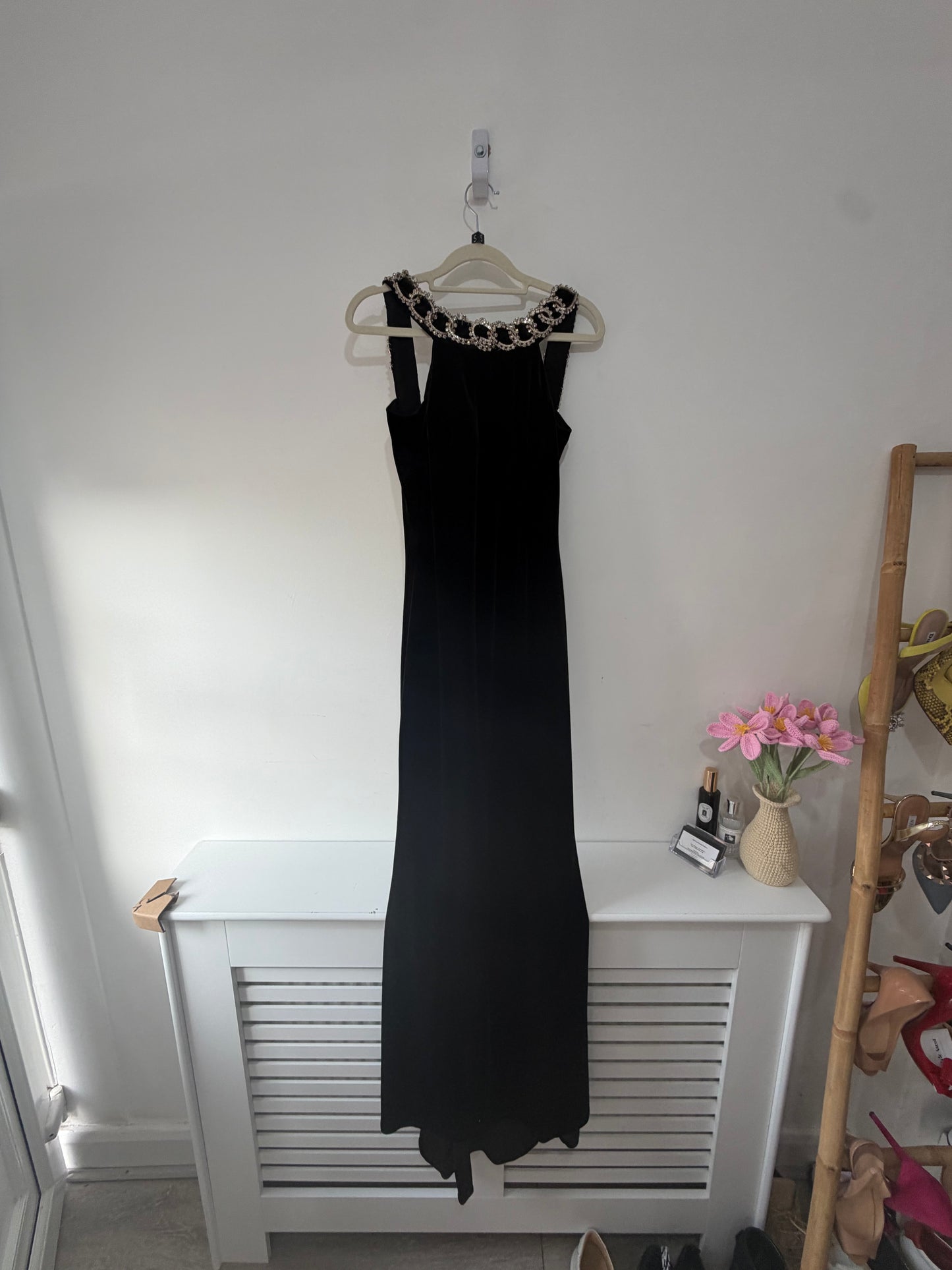 Preloved, Black Nataliya Couture Ballgown, Size 10 (8-10)