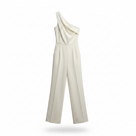 Preloved, White Ronald Mouret Jumpsuit, UK 6