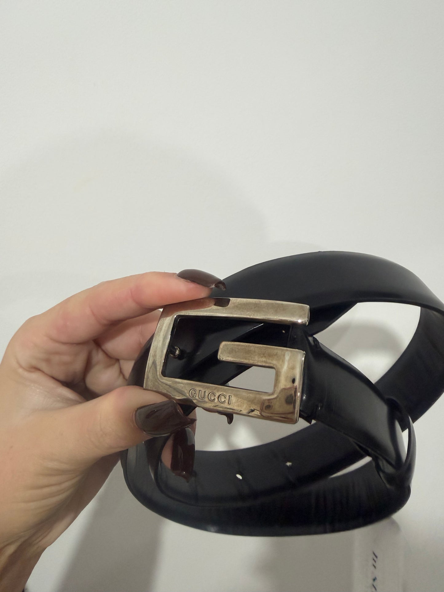 Black Gucci Belt Size 75/30