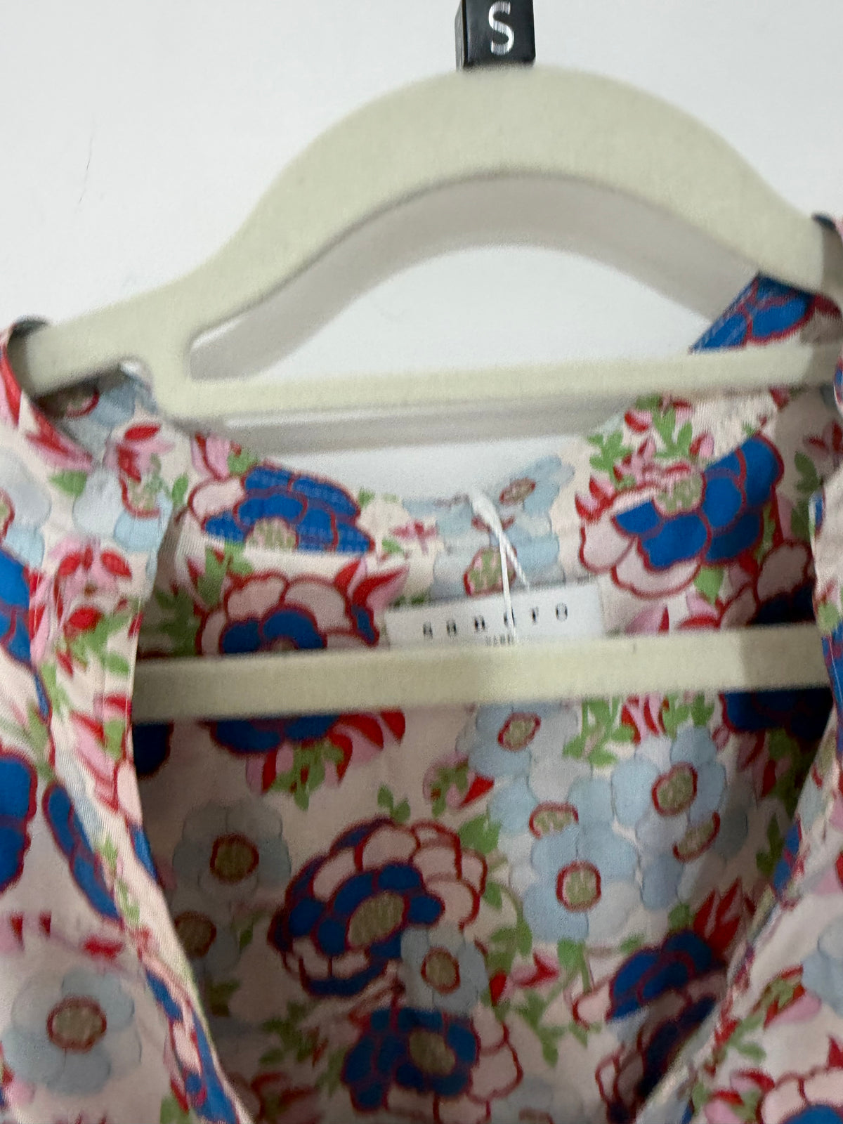 Preloved, Blue Floral  Sandro Dress, UK 10