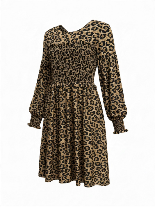 Preloved Shrimps Dress Size 8 Leopard Print