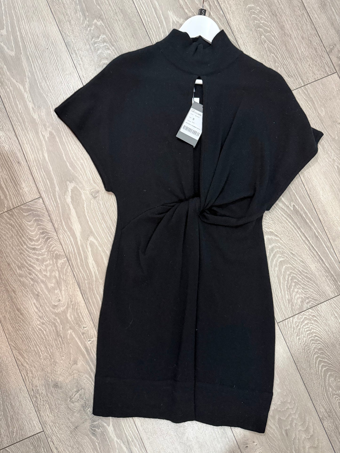 Black Halston Cashmere Dress, Size Small