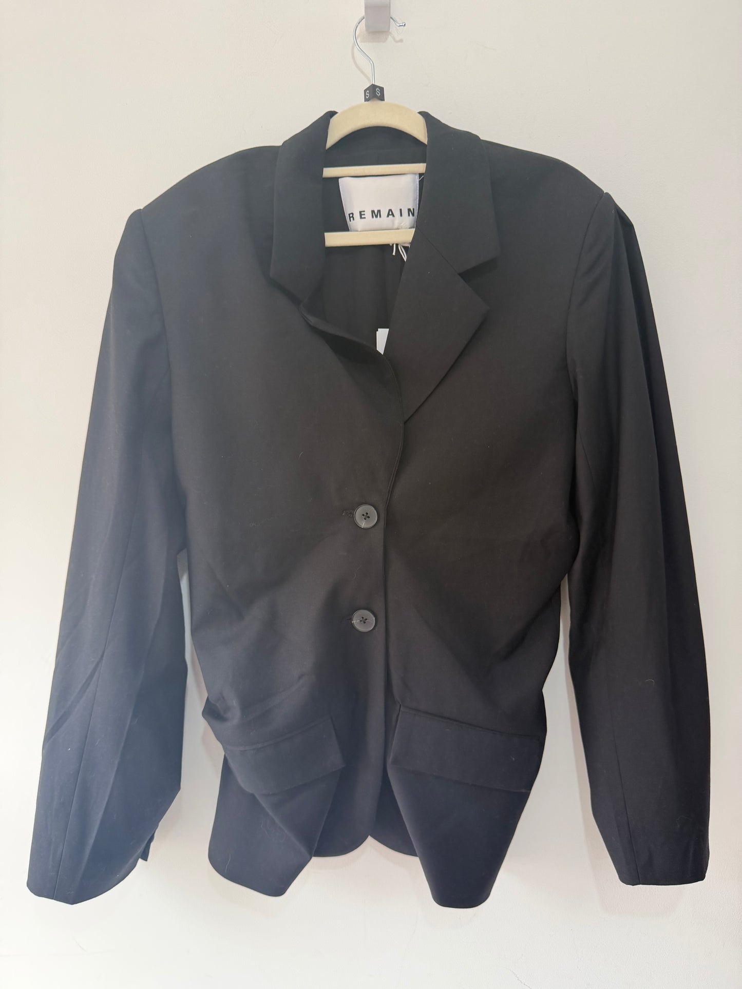 Preloved, Black Remain Blazer, UK 8