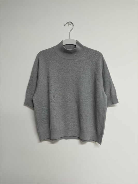 Preloved M&S Knit Top Size UK 18 Grey