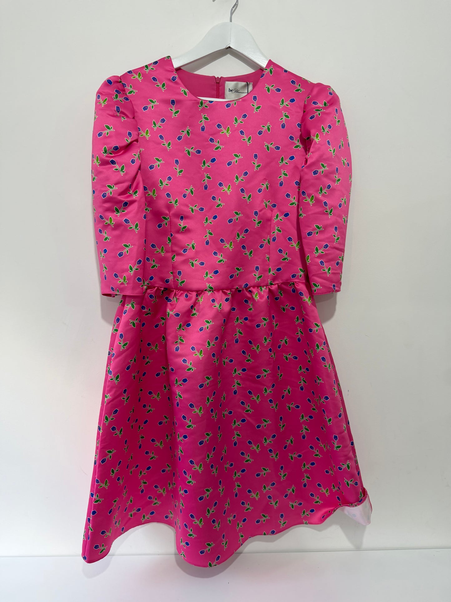 Preloved Pink with Blue Flower Design Be Blumarine Dress, 10