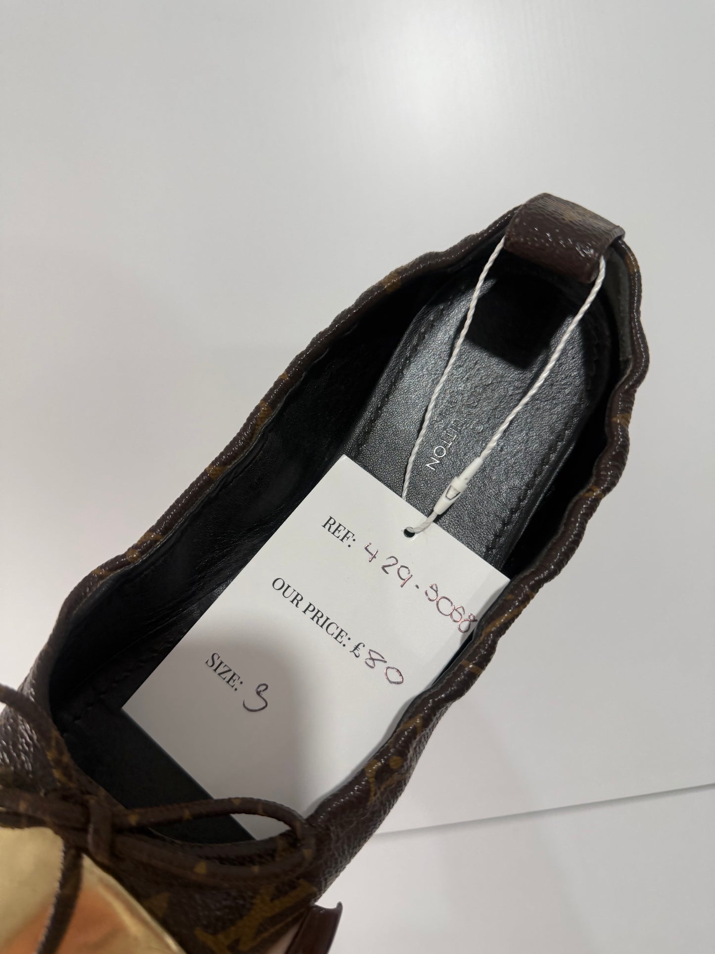 Monogram Louis Vuitton Pumps, Size 36 UK 3