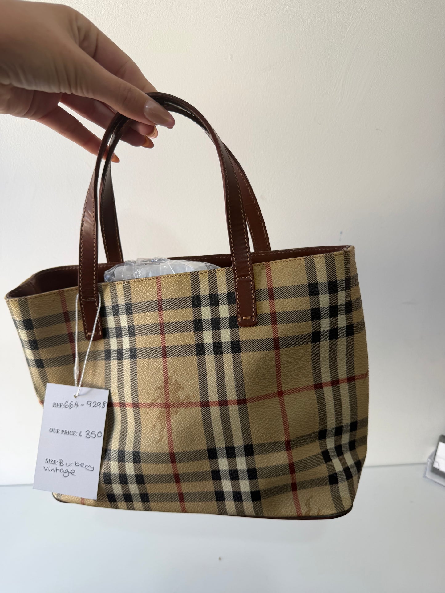 Preloved Burberry Handbag Monogram
