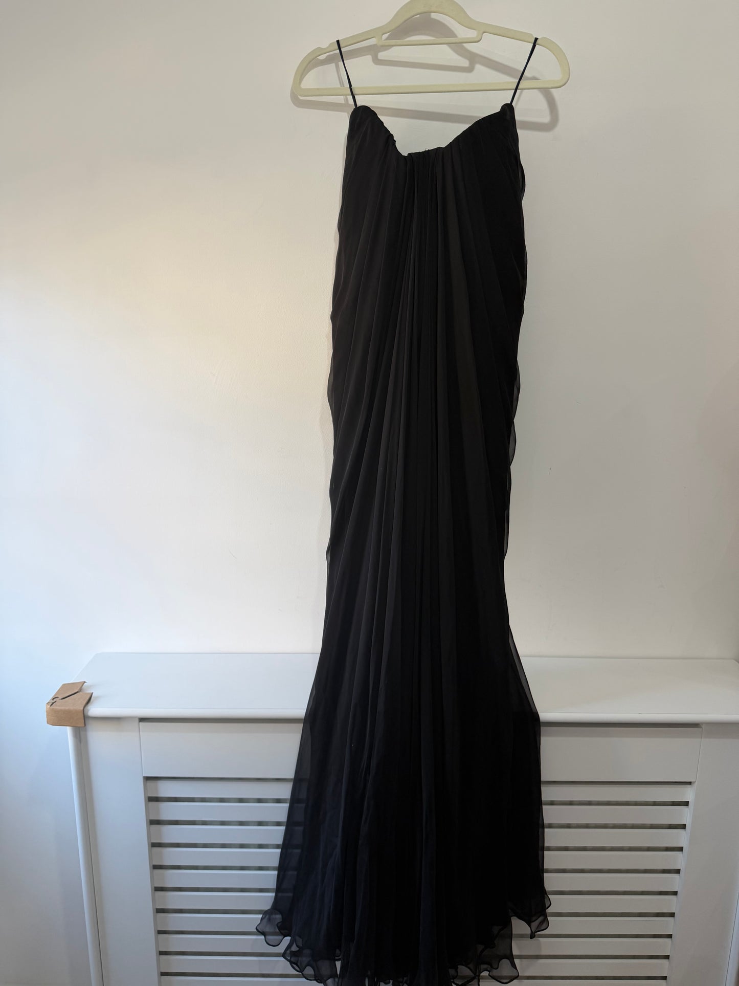 Pre-owned, Brand New Black Alexander Mcqueen Ballgown, Size 8