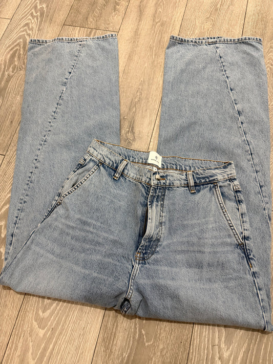 Blue Anine Bing Wide Leg Jeans Brie, W30