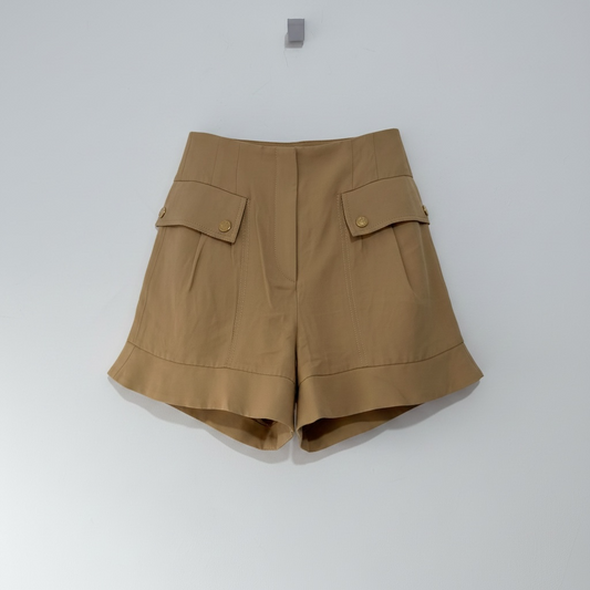 Beige Sandro Shorts, 8