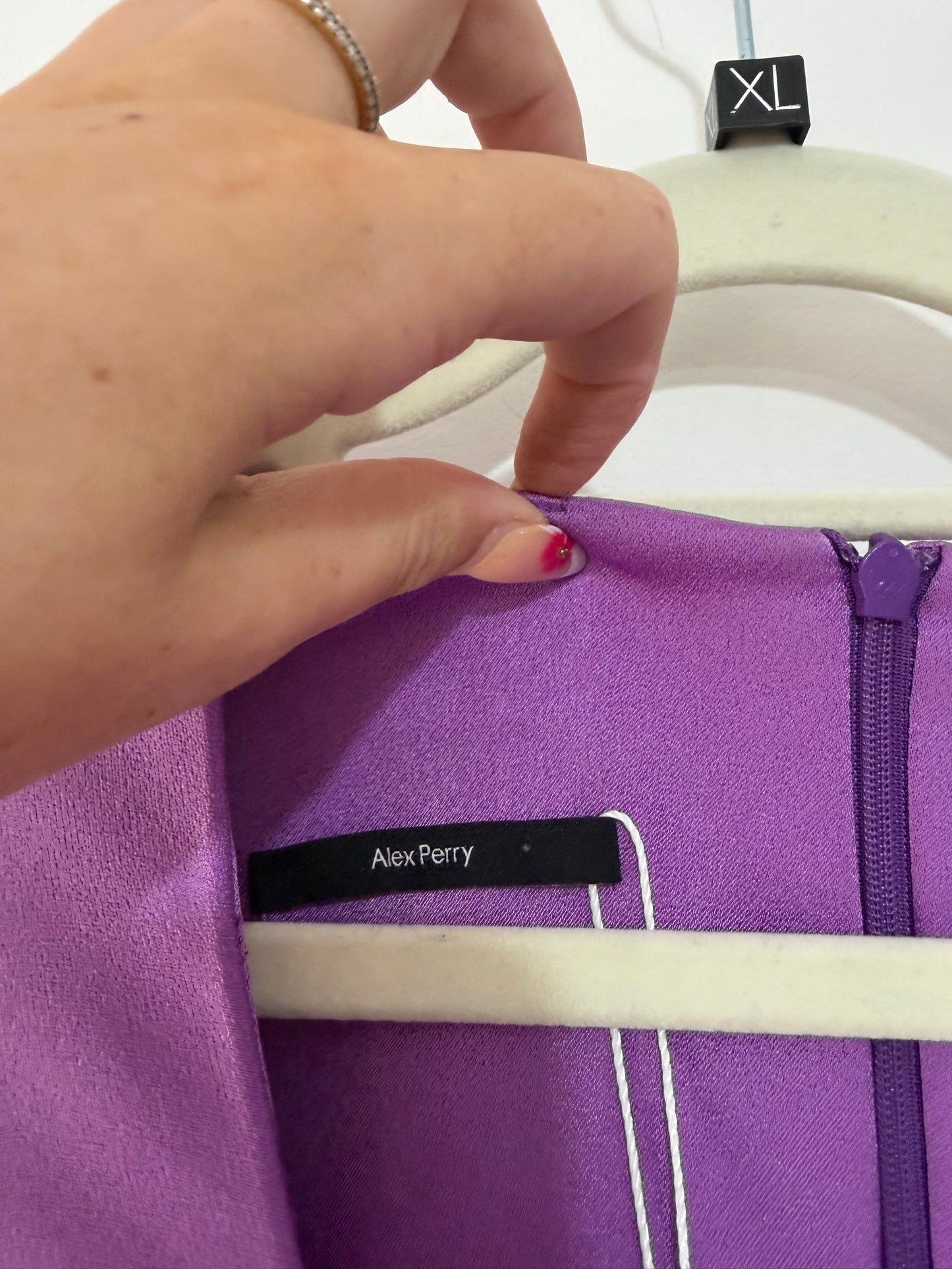 Preloved Purple Alex Perry Dress, Size 16