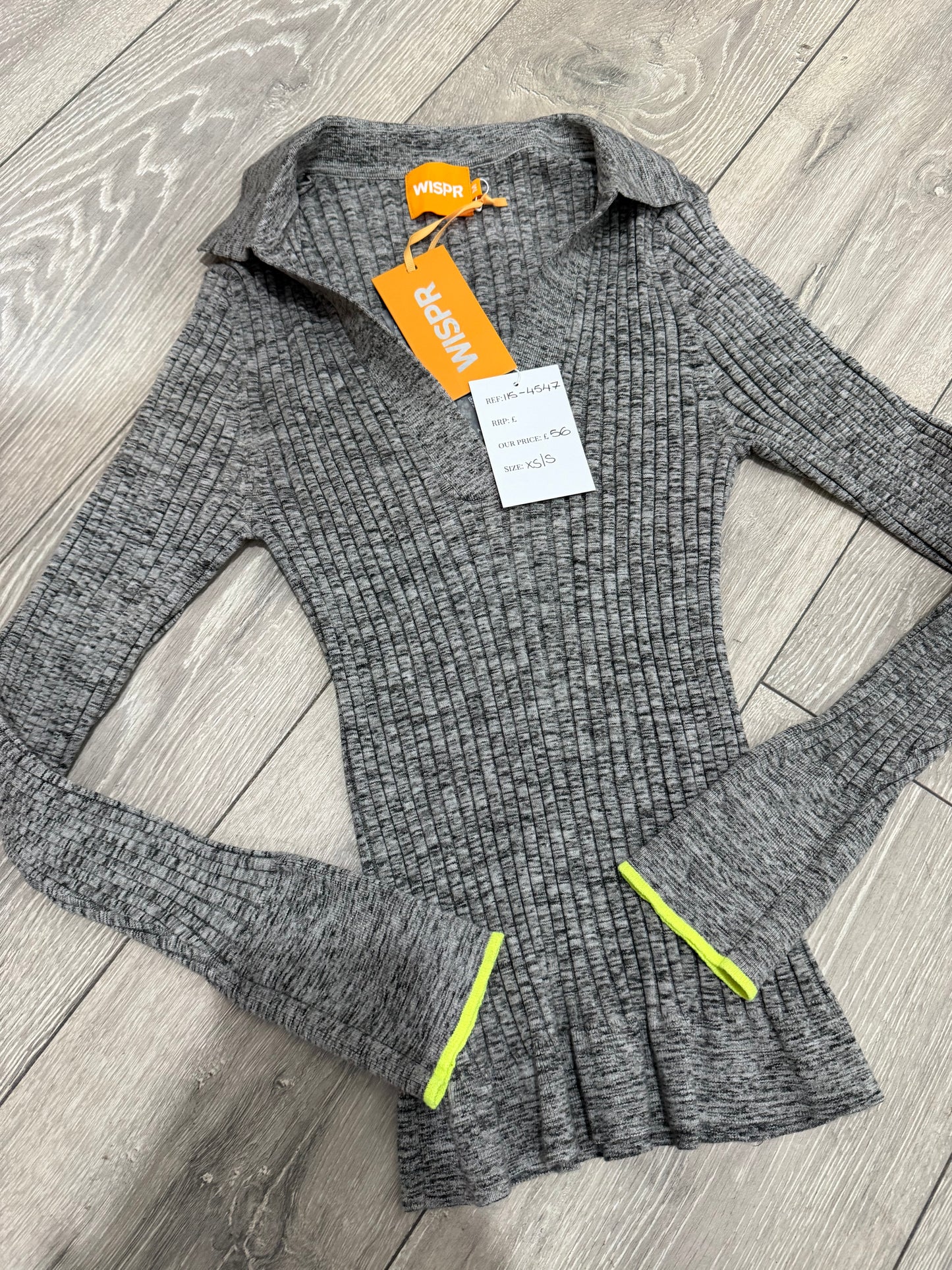 Grey WISPR  Jumper, Size M (Fits XS/S)