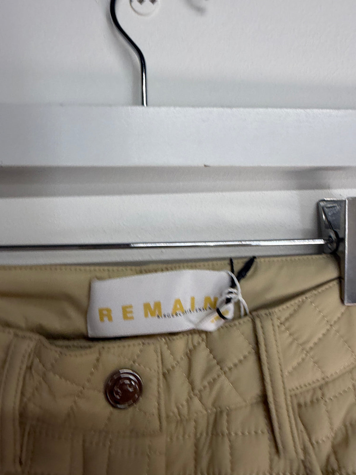Preloved Remain Birger Christensen Trousers Size 6 BNWT Beige