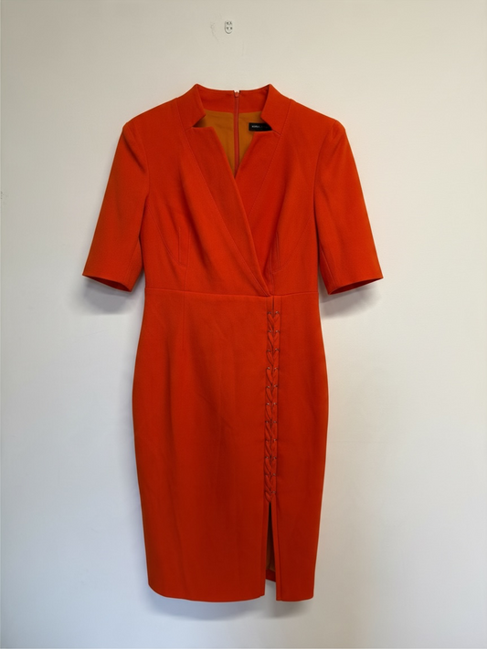 Preloved Karen Millen Dress BNWT Size 8 Orange