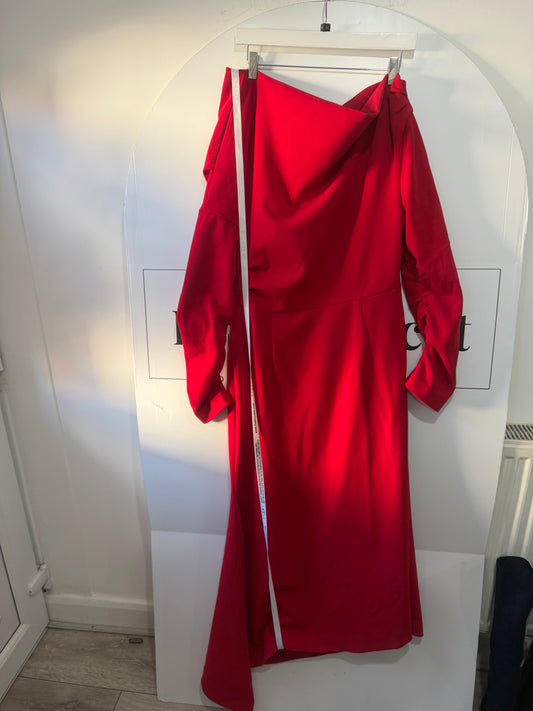 Red Club L Ballgown, Size 14