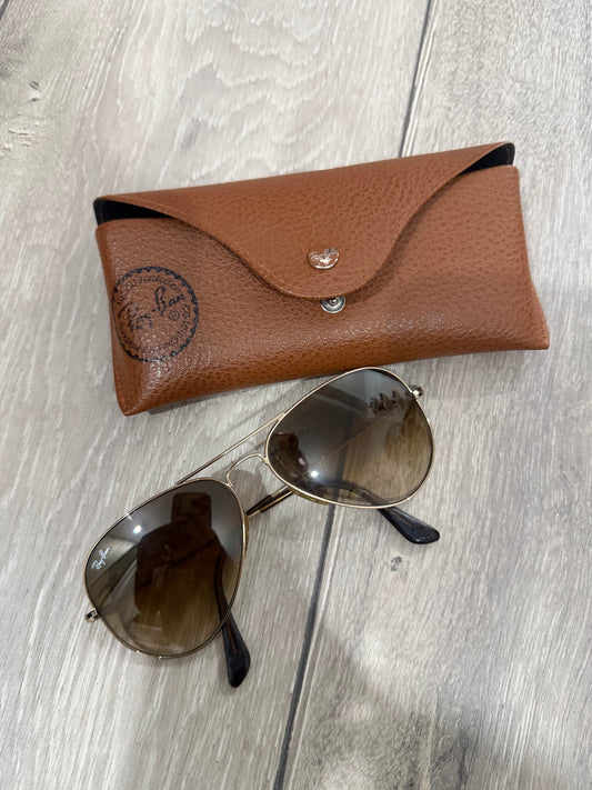 Brown Gradient Raybans Sunglasses