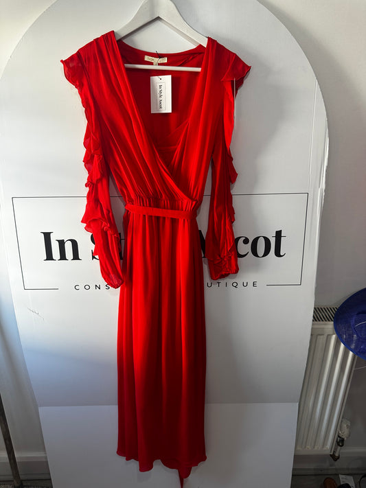 Red Maje Dress, Size 10