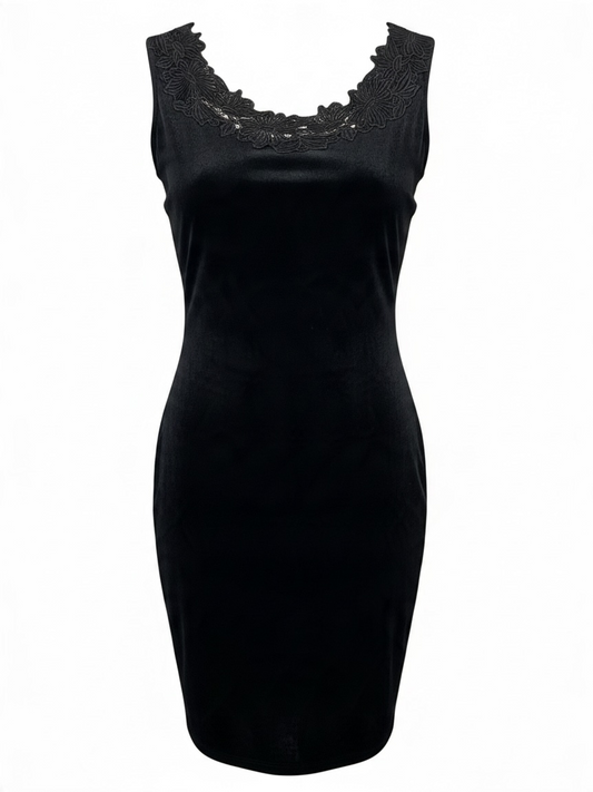 Preloved Ritmo di Perla Dress Size Medium Black