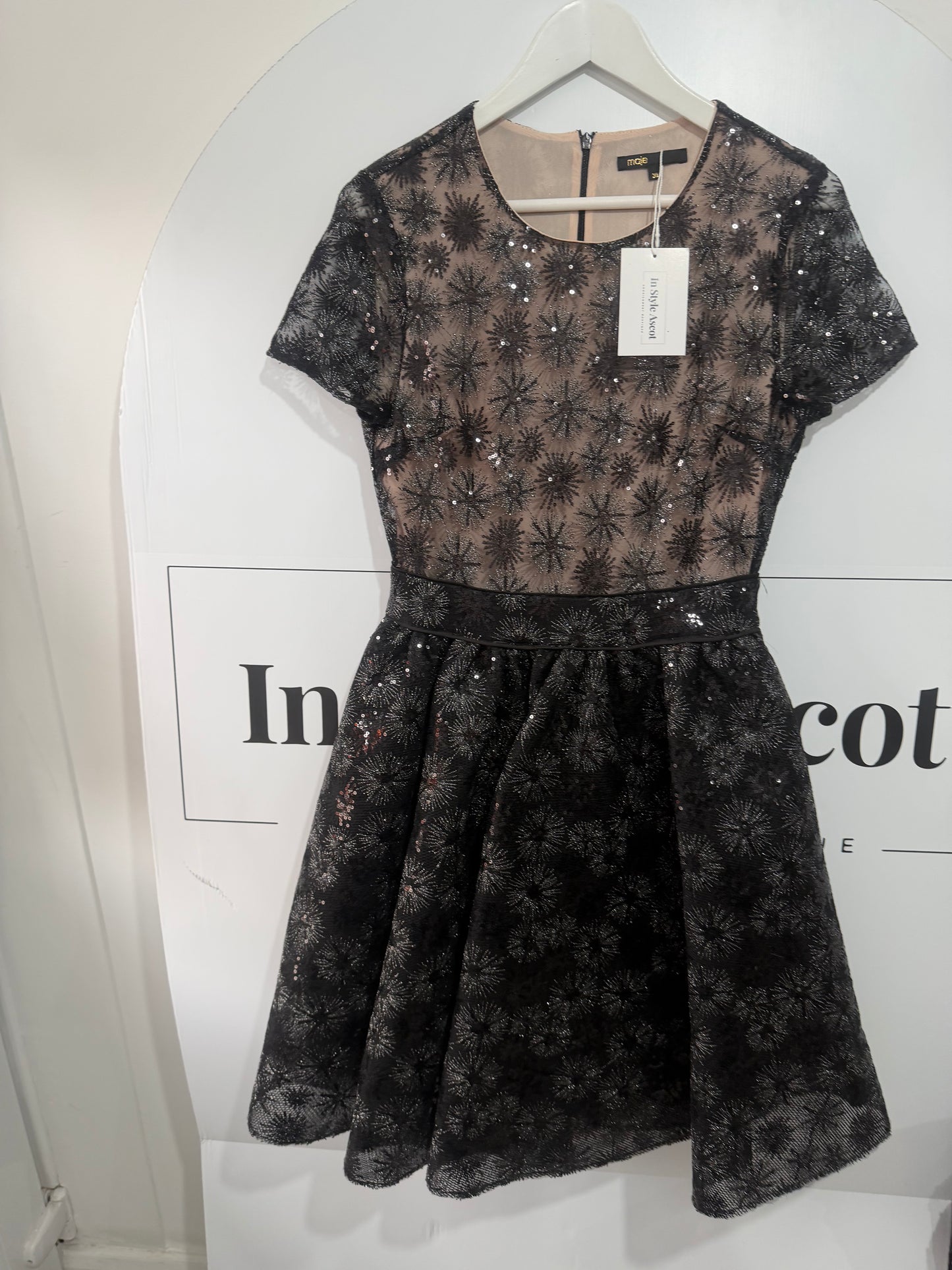 Black Maje Dress, Size 10