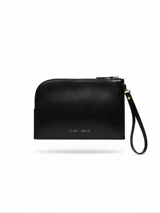 BNWT Jigsaw Ponyhair Clutch Pouch Black