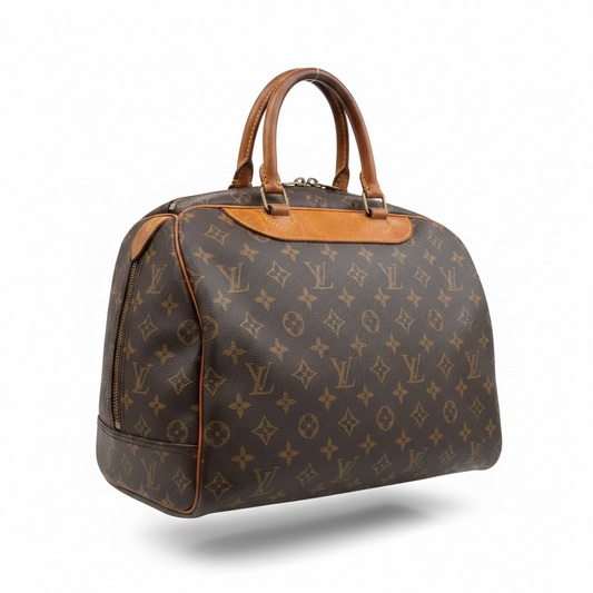 Pre-owned, Monogram Louis Vuitton Travel Bag, Deauville