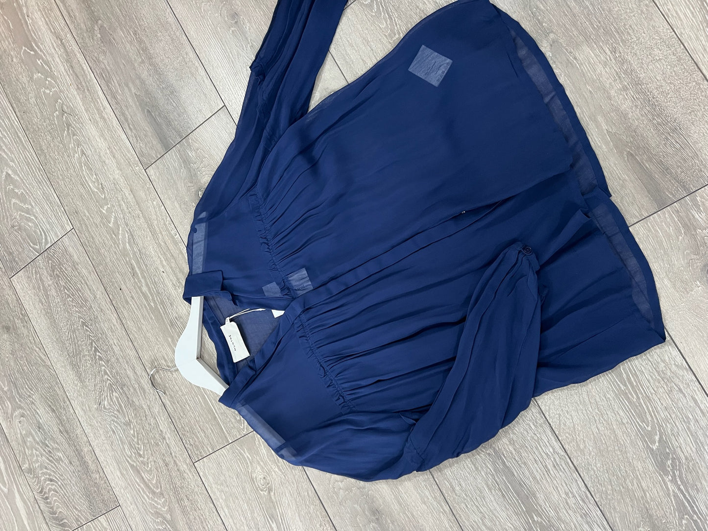 Navy Munthe Blouse, Size 10