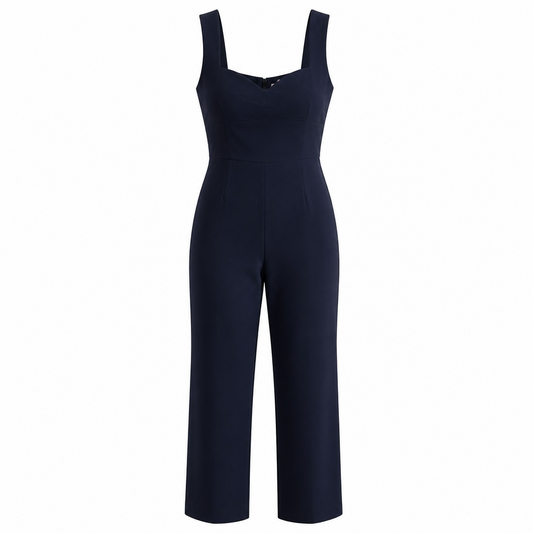 Preloved, Navy Boden Jumpsuit, 16