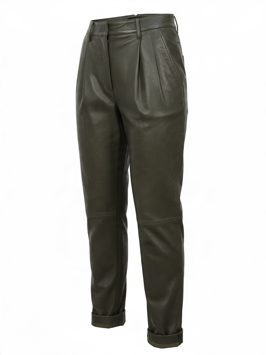 Preloved MunderingskompagnietMDK Leather Trousers Small Brown