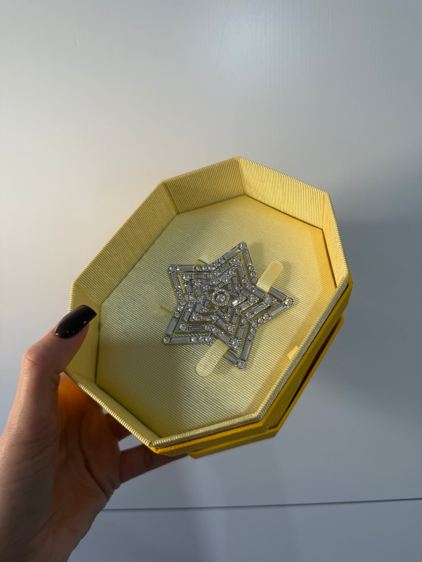 Gift Idea! Swarovski Broach, Silver Brand New