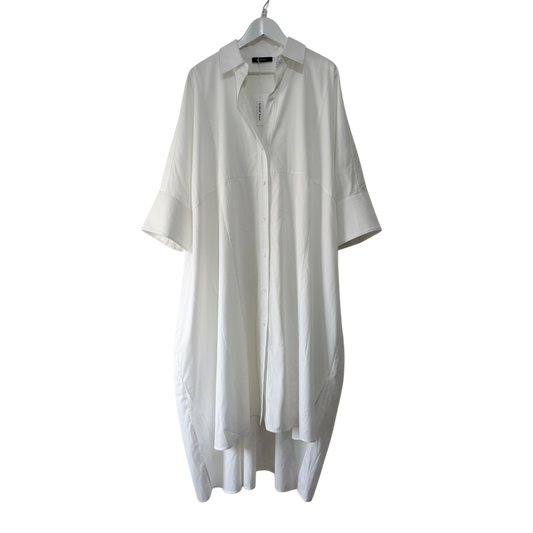 Pre-owned, White Joseph Shirt Dress, One Size