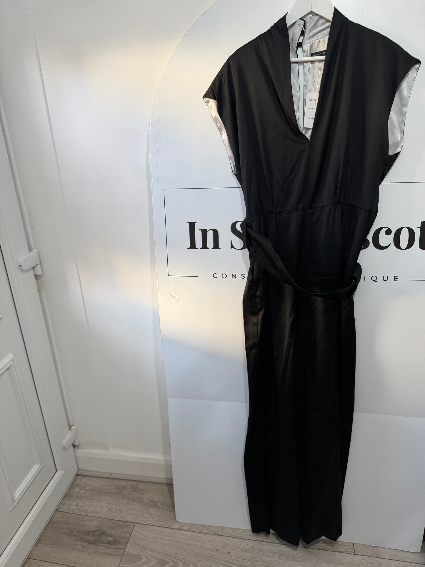 Black French Connection Jumpsuit, Size 16