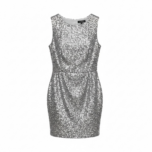 Preloved, Silver  Brose  Dress, UK 8