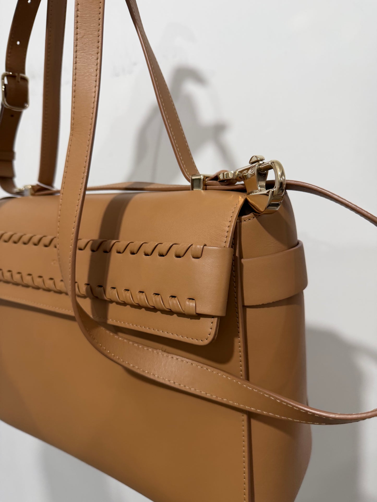 Brown Chloé Handbag Nacha Bag, 32cm W   25cm H