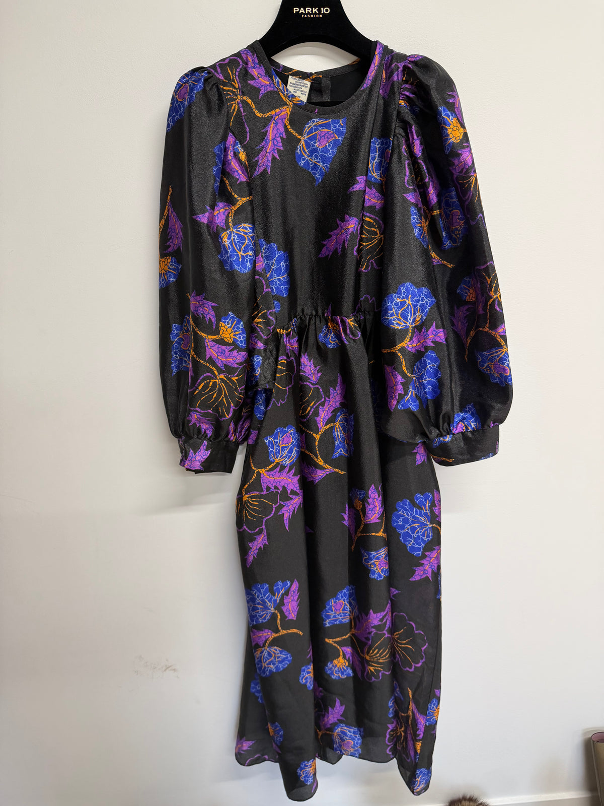 Preloved Baum Und Pferdgarten Dress Size 36 Uk 8 Black Floral