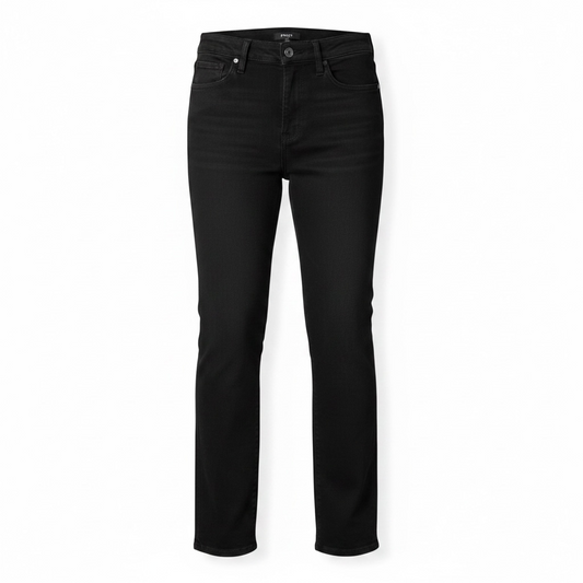 Preloved Black Hoxton Straight Paige Jeans, W29