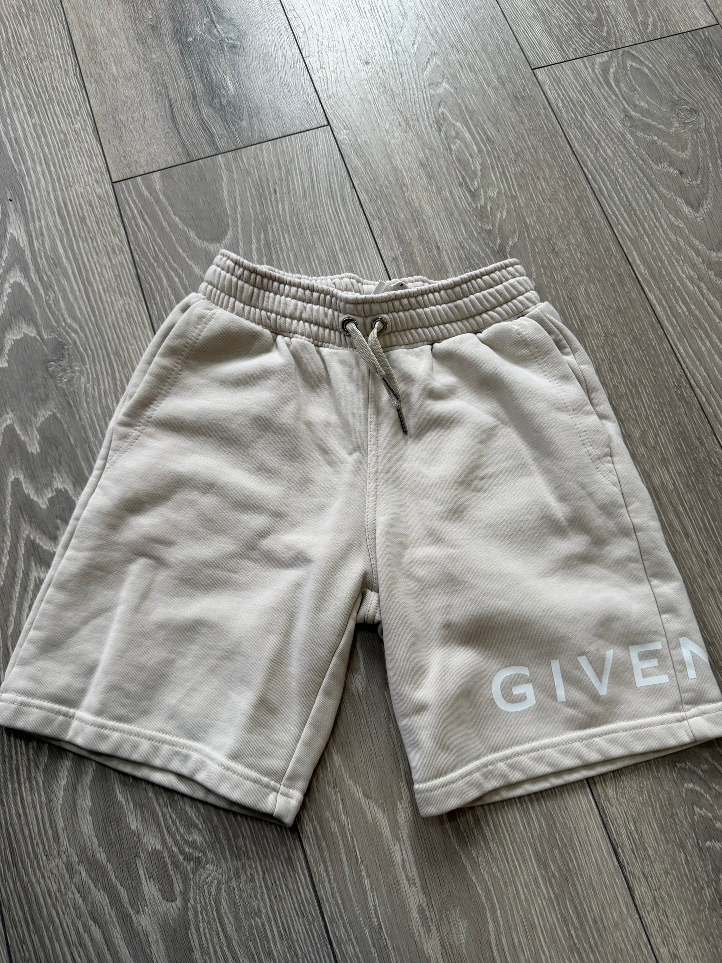 Preloved Beige Givenchy Kids Shorts, Age 8